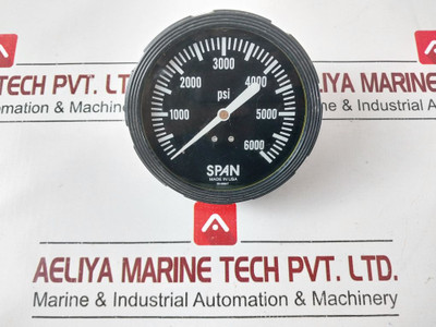 Span 03-4269-t Pressure Gauge
