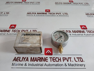 Macgregor 002617.10000 Pressure Gauge 0-400 Bar 0-5800 Psi Macgregor 002617.10000 Pressure Gauge 0-400 Bar 0-5800 Psi