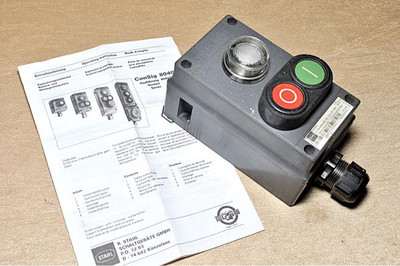 R.Stahl 8040/12 Push Button Ac500V Consig Switch Gmbh Made In Germany R.Stahl 8040/12 Push Button Ac500V Consig Switch Gmbh Made In Germany