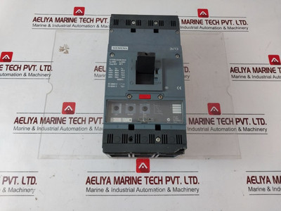Siemens 3Vt3763-2Aa36-0Aa0 400Amp Circuit Breaker 690V 50/60Hz Siemens 3Vt3763-2Aa36-0Aa0 400Amp Circuit Breaker 690V 50/60Hz