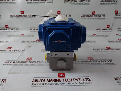 Compact C30 Sr-2C Met Pneumatic Actuator With Ball Valve Ba0055757 Compact C30 Sr-2C Met Pneumatic Actuator With Ball Valve Ba0055757
