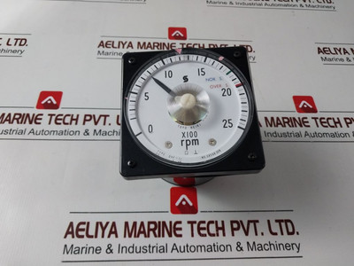 Toyo Keiki Dvf-11 X100 Rpm 0 To 25 Rpm Meter Toyo Keiki Dvf-11 X100 Rpm 0 To 25 Rpm Meter