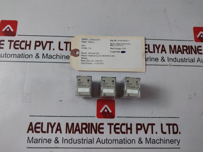 Omron My4 220/240Vac Relay Omron My4 220/240Vac Relay