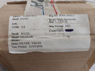 Oilgear M1333 Replacement Element