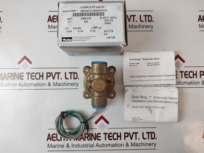Parker 08F22C2140Aaf4C01 Shutoff Solenoid Valve Parker 08F22C2140Aaf4C01 Shutoff Solenoid Valve