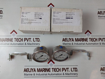 Huisman En 837-1 Cl. 1.6 Pressure Gauge 0-250 Bar Free Shipping