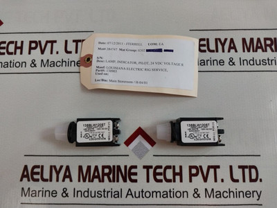 Lot Of 5X C3 Controls 13Sblw120St Pilot Indicator Lamp 24 Vdc