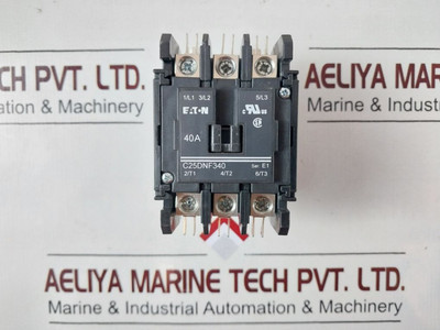 Eaton C25Dnf340 Circuit Breaker 24V 50-60Hz,40A Ser.E1