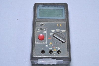 Tes 1600 Insulation Tester 1000V Cat II En 61010-1 Made Taiwan