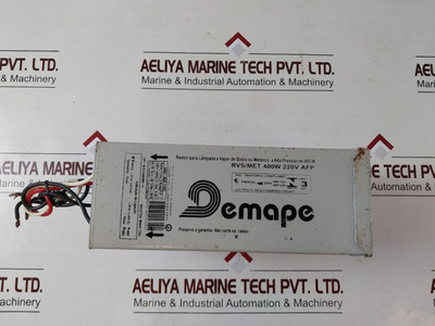 Demape Rvs/Met 400W 220V Afp Reactor Demape Rvs/Met 400W 220V Afp Reactor
