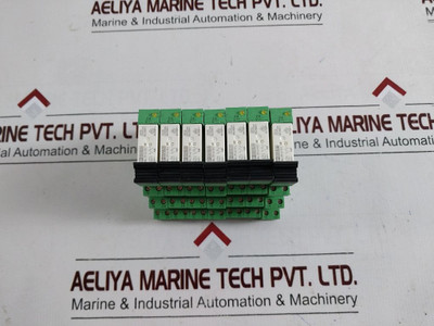 Lot of 3X Phoenix Contact PLC-BSC-24DC/21-21 Relay Base