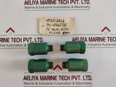 Eaton Airflex Size 1/2 Quick Release Valve 145407Bf