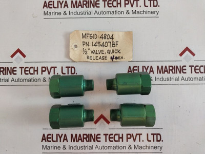 Eaton Airflex Size 1/2 Quick Release Valve 145407Bf Eaton Airflex Size 1/2 Quick Release Valve 145407Bf
