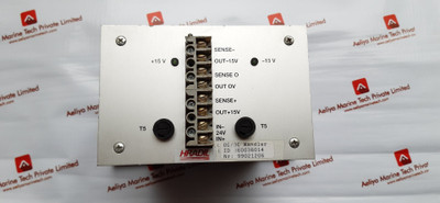 Hradil converter +24 volt/15 volt 5 amp dc/dc 660036014:liebherr