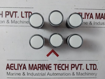 Lot Of 6X Sanlico Ad58B-22D Power Indicator Pilot Signal Lamp/Signal Light