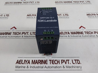 Tdk-lambda Dpp120-12-1 Din Rail Power Supply