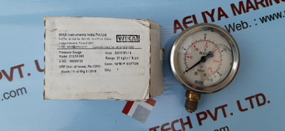 Wika 213.53.063 Pressure Gauge 65005732 21 Kg/Cm2 & Psi 9744916/829