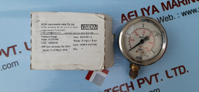 Wika pressure gauge 0-21 kg/cm2 & psi, model 213.53.063 Wika pressure gauge 0-21 kg/cm2 & psi, model 213.53.063