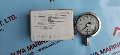 Ashcroft industrial duralife gauge, part no:03101240, size:63mm Ashcroft industrial duralife gauge, part no:03101240, size:63mm
