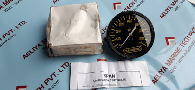 Oceaneering lfp412-7500-psi-g pressure gauge 0 to 7500 psi