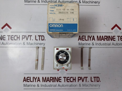 Omron H3M Timer Series: B 200/220/240Vac 50/60Hz