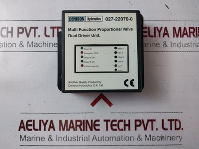 Denison 027-22070-0 Multi Function Proportional Valve Dual Driver Unit Denison 027-22070-0 Multi Function Proportional Valve Dual Driver Unit