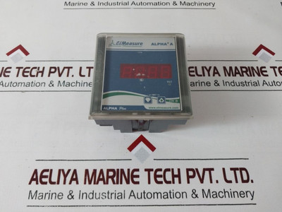 Elmeasure Alpha+ A Ampere Meter Ver.: 02.03 Elmeasure Alpha+ A Ampere Meter Ver.: 02.03