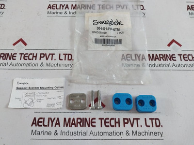 Swagelok 304-s1-pp-6Tm Bolted Plastic Clamp Tube Support Kit 6Mm R1Kcgt002B