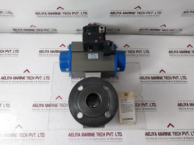 Klinger 776073 L-port 3 Way Flanged End Ball Valve With Actuator Ape100 Klinger 776073 L-port 3 Way Flanged End Ball Valve With Actuator Ape100