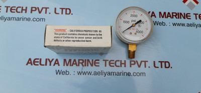 Brass Gauge 4000psi 21 1/2 in 4000# 21 1/2"x Brass Gauge Brass Gauge 4000psi 21 1/2 in 4000# 21 1/2"x Brass Gauge