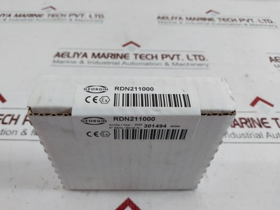 Georgin Rdn 211 Intrinsically Safe Relay 220/240Vac Rdn211000