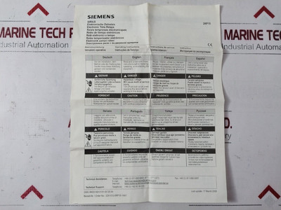 Electronic Time Relay Siemens Ag Sirius 3Rp1560-1Sp30 New Electronic Time Relay Siemens Ag Sirius 3Rp1560-1Sp30 New