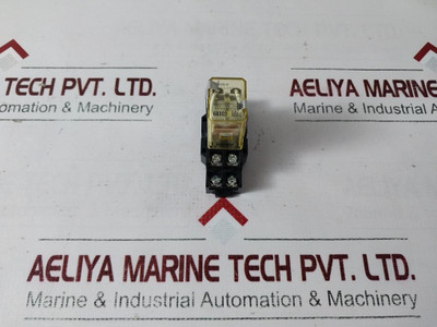 Idec Rh2B-u Relay With Sh2B-05B Socket Dc 24V 10A 240Vac/10A 30Vdc