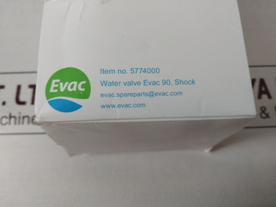 Water Valve Evac 5774000 - Evac New Water Valve Evac 5774000 - Evac New
