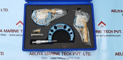 Westward outside micrometer set 0-3" 2-3" model no 4ku90, 4ku91, 4ku92