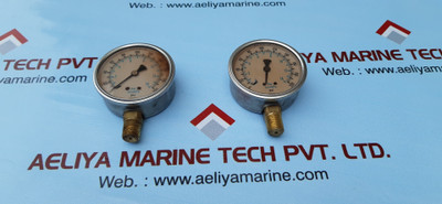 Lot Of 2X Enfm 1211 Pressure Gauge 0-200 Psi 0-14 Bar