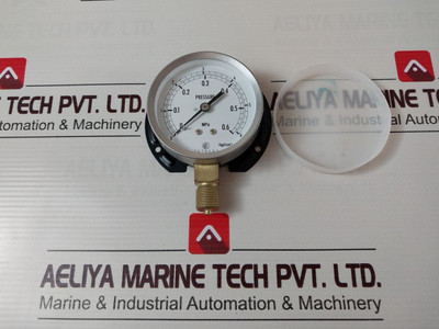 Pressure Gauge Nagano Keiki 7676683 0-0.6 Mpa New Pressure Gauge Nagano Keiki 7676683 0-0.6 Mpa New