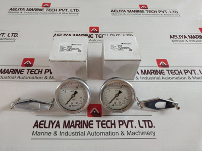 Pressure Gauge Manodruck En 837-1 - 0-16 Bar New Pressure Gauge Manodruck En 837-1 - 0-16 Bar New