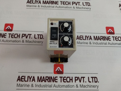 Omron Sdv-fl4 Voltage Sensor With Base 100/110 Vdc 2A 24Vdc