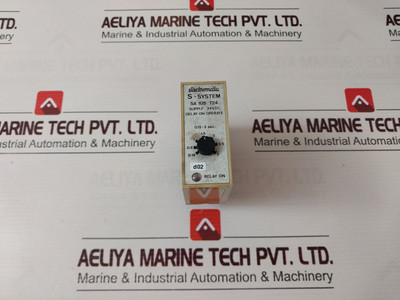 Delay On Operate Electromatic Sa 105 724 S-system Used Delay On Operate Electromatic Sa 105 724 S-system Used