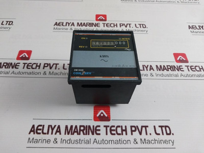 CONZERV DM 5240 Energy Meter CT 400/5 A CL 1 FS 287.51 KWH CONZERV DM 5240 Energy Meter CT 400/5 A CL 1 FS 287.51 KWH