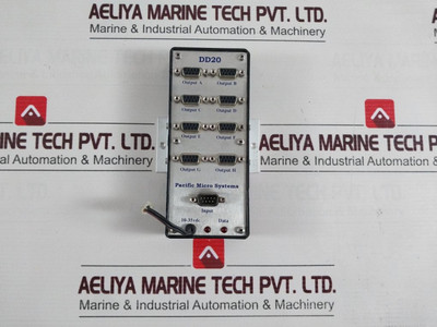 Pacific Micro Systems Dd20 Data Distributor 10-35Vdc Used Pacific Micro Systems Dd20 Data Distributor 10-35Vdc Used