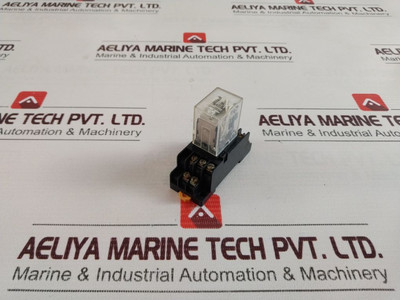Relay Omron My3 Cube with Socket Base Pyf11A Used Relay Omron My3 Cube with Socket Base Pyf11A Used