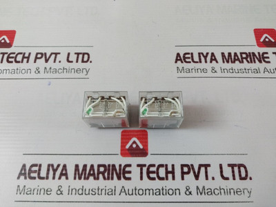 Lot Of 7X Omron Ly4N Relay 10A 110Vac