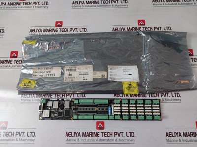 Oceaneering 0302591 Relay Serial Controlled Board Rev E 94V-1