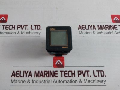 Selec Mv507 Digital Voltmeter 240V Ac,50/60Hz Used