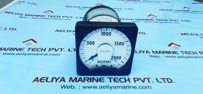 Westinghouse Kp-241 Megawatts Meter 0-2000 Kilovars Ac