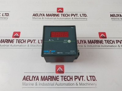 Panel Meter Conzerv Dm1110 - True Rms, Cat III Used Panel Meter Conzerv Dm1110 - True Rms, Cat III Used