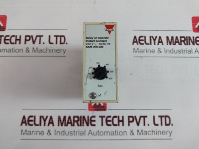Electromatic Sam 205 230 Delay On Operate Instant Contact 230V~ 50/60Hz