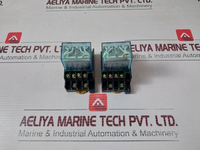 Omron Ly4Nj Power Relay With Socket 24Vdc